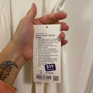 Lululemon Court Crush Tennis Dress NWT